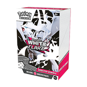 Pokémon TCG: Escarlata y Púrpura — Lote de Mejora Llama Blanca (6 Sobres)