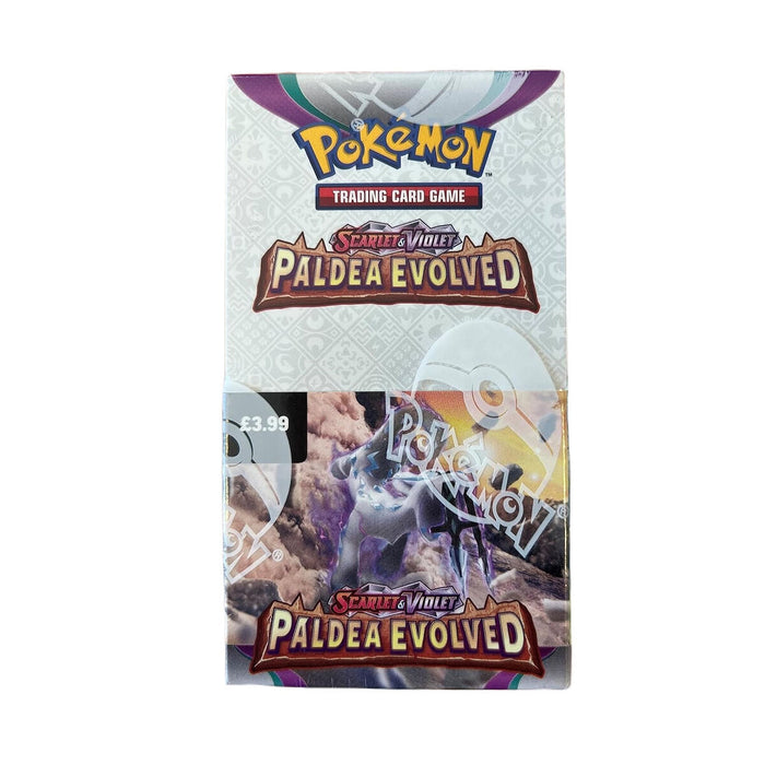 Pokémon JCC: Escarlata y Púrpura - Evolución en Paldea Media Caja de Sobres (18 Paquetes)