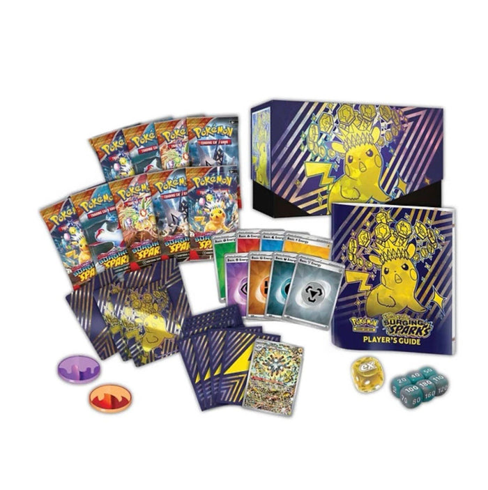 Pokémon JCC: Escarlata y Púrpura - Chispas Sobrecargadas Elite Trainer Box