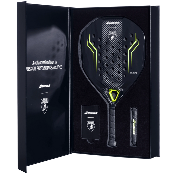 Lamborghini x Babolat Pala de Pádel Edición Limitada BL.002 - Negro
