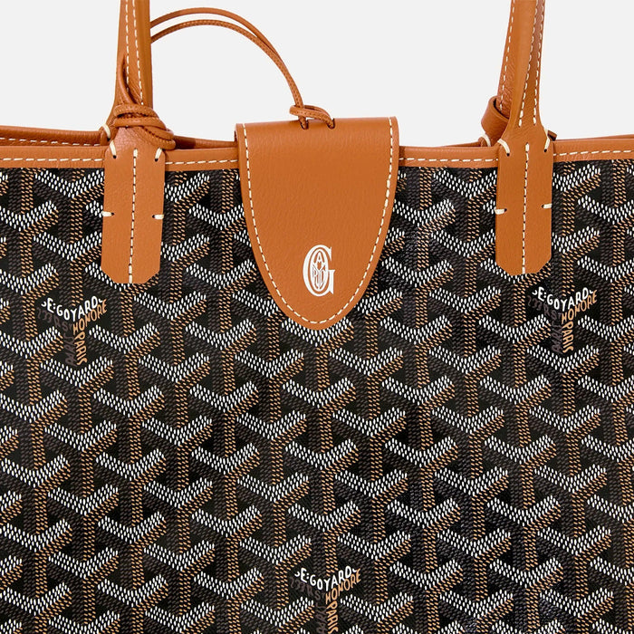 Goyard Saint Louis PM Bag Tan & Black