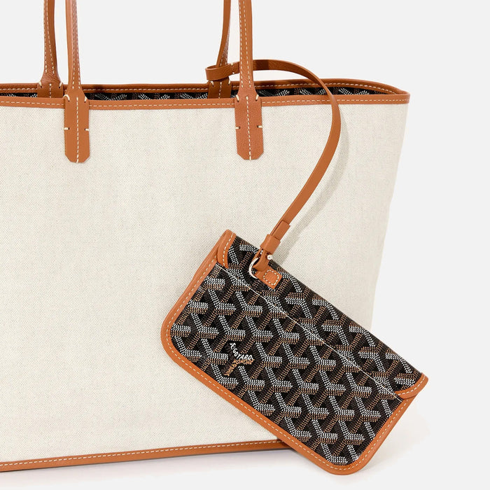 Goyard Saint Louis PM Bag Tan & Black