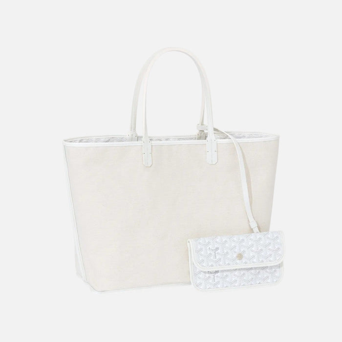 Goyard Saint Louis PM Bag White