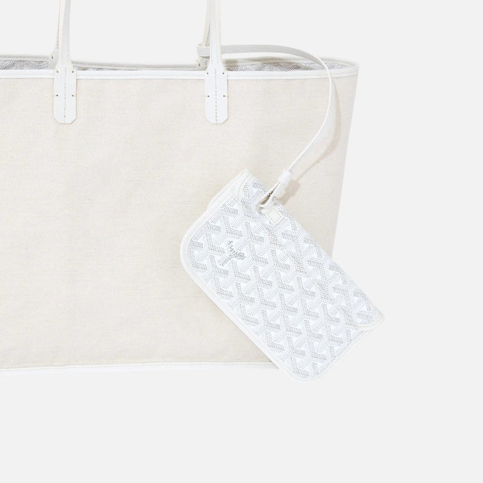 Goyard Saint Louis PM Bag White