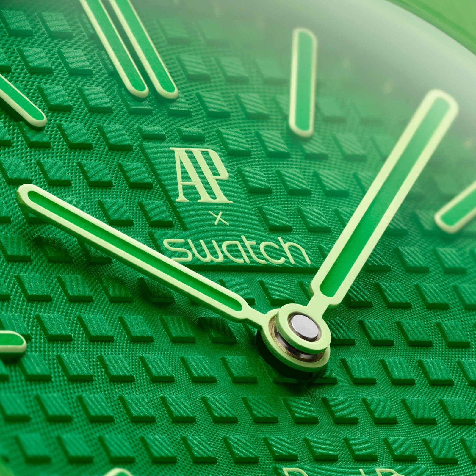 Swatch x Audemars Piguet Royal Pop 'GREEN EIGHT' (SSX03G100N