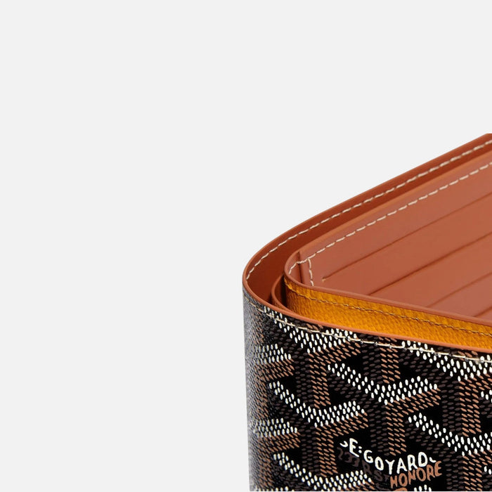 Goyard Victoire Black/Tan Wallet