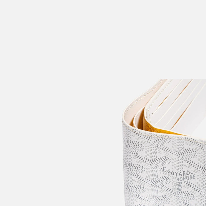 Goyard Victoire White Wallet