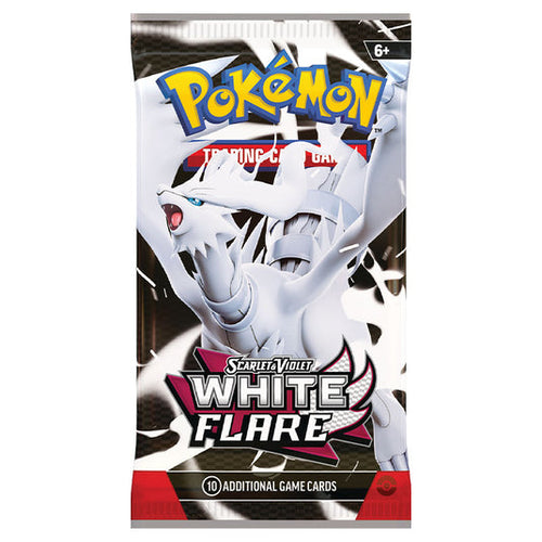 Pokémon JCC: Escarlata y Púrpura Llamarada Blanca — Paquete de mejora (paquete individual)