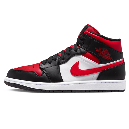 Jordan 1 Mid 'Negro Rojo Fuego'