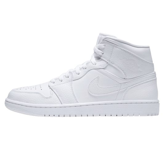 Jordan 1 Mid 'Triple White'