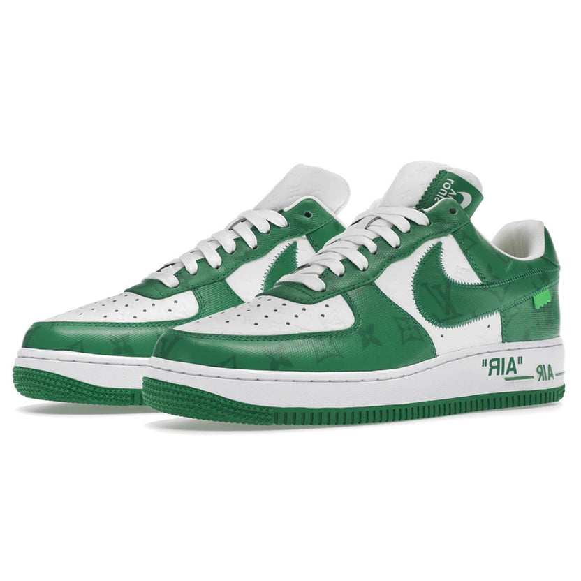 Louis Vuitton Air Force 1 Low 'By Virgil Abloh White Green'